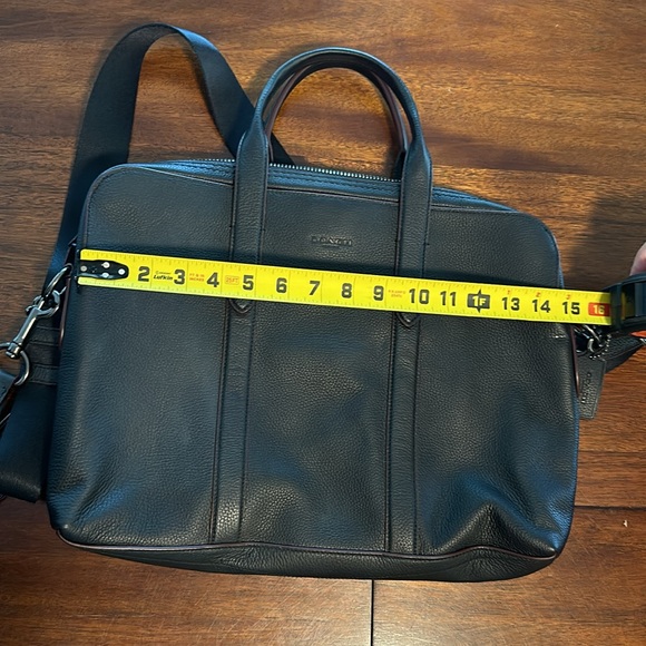 Coach laptop bag- black peddle teck - Picture 4 of 13